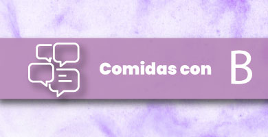Comida con B